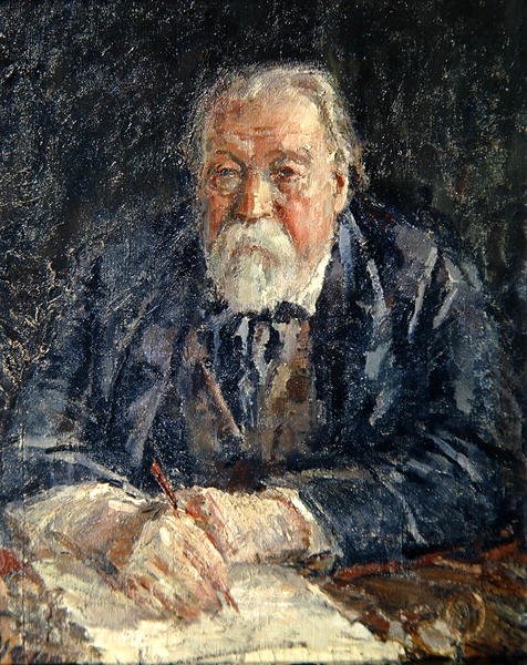 Portret kompozytora Michaiła Ippolitowa-Iwanowa (1859-1935) 1934 autorstwa Michail Fyodorovich Shemyakin