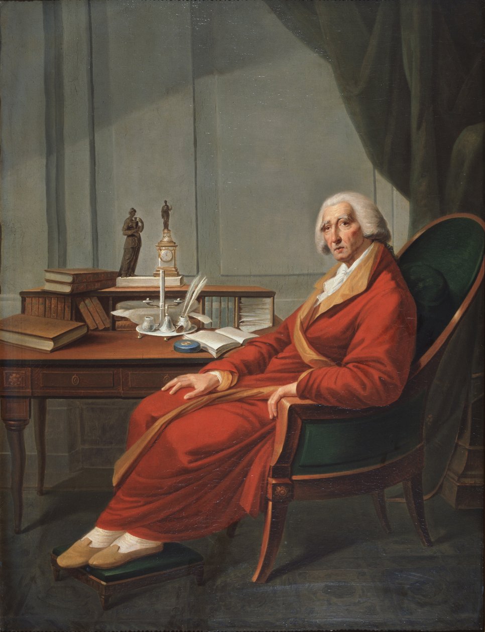 Portret cesarskiego kanclerza Rosji hrabiego Iwana Ostermana 1725 - 1811, 1813 autorstwa Michail Fyodorovich Voinov