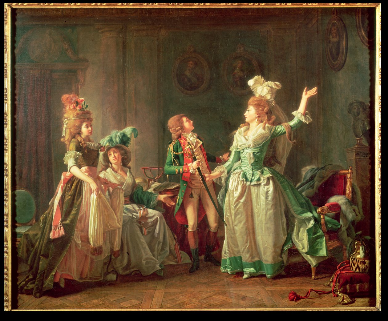 Odejście gwardii smoków, 1774-1819 autorstwa Michel Garnier