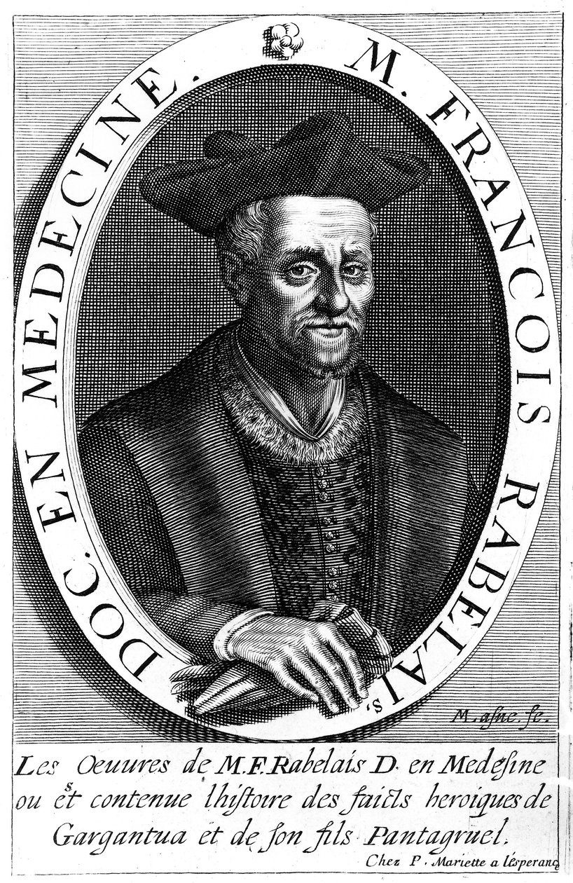 François Rabelais autorstwa Michel Lasne