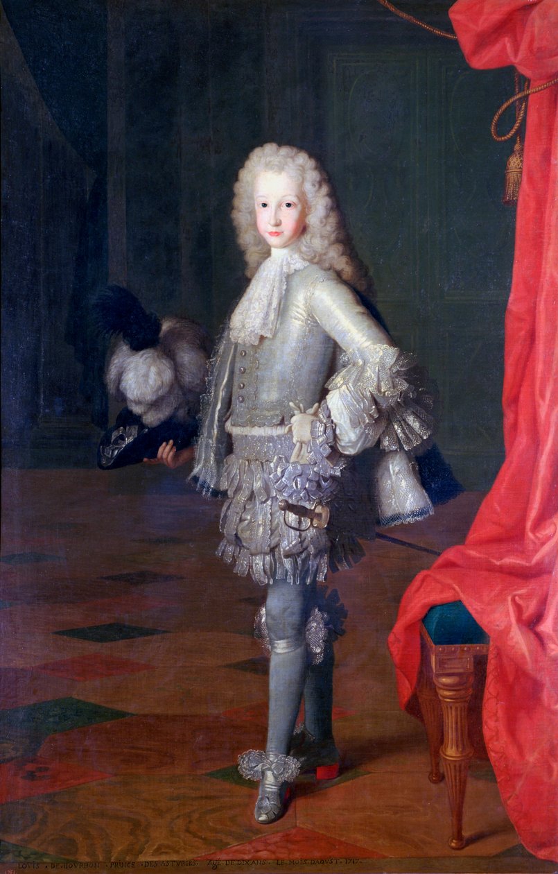 Ludwik I, książę Asturii, król Hiszpanii, 1717 autorstwa Michel Ange Houasse