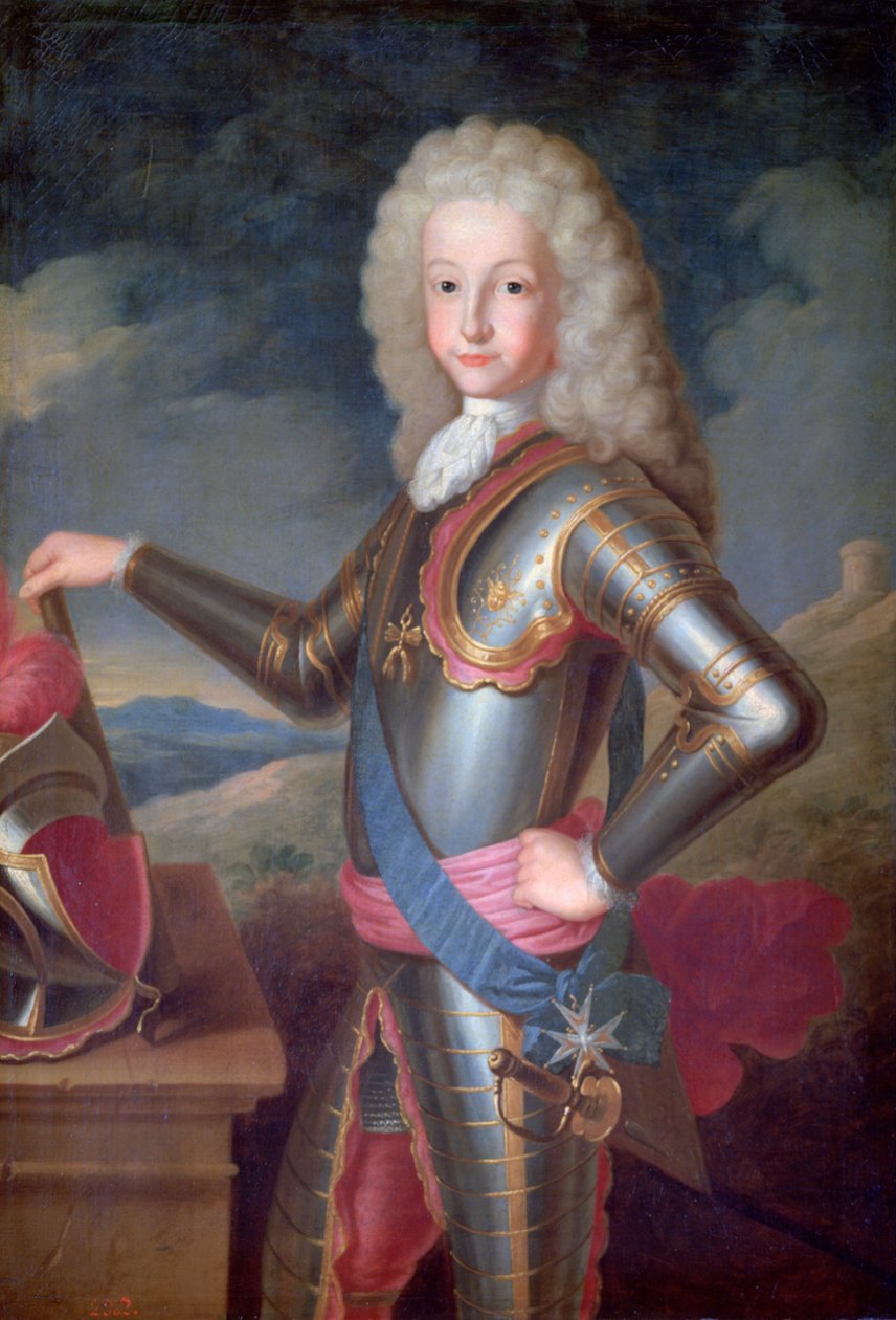 Ludwik I, książę Asturii, król Hiszpanii, ok. 1700-1730 autorstwa Michel Ange Houasse