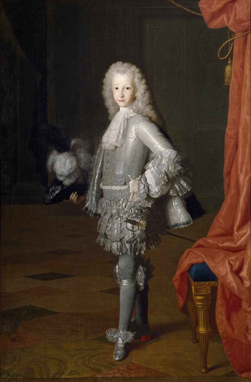 Ludwik I jako książę Asturii, 1717 autorstwa Michel Ange Houasse