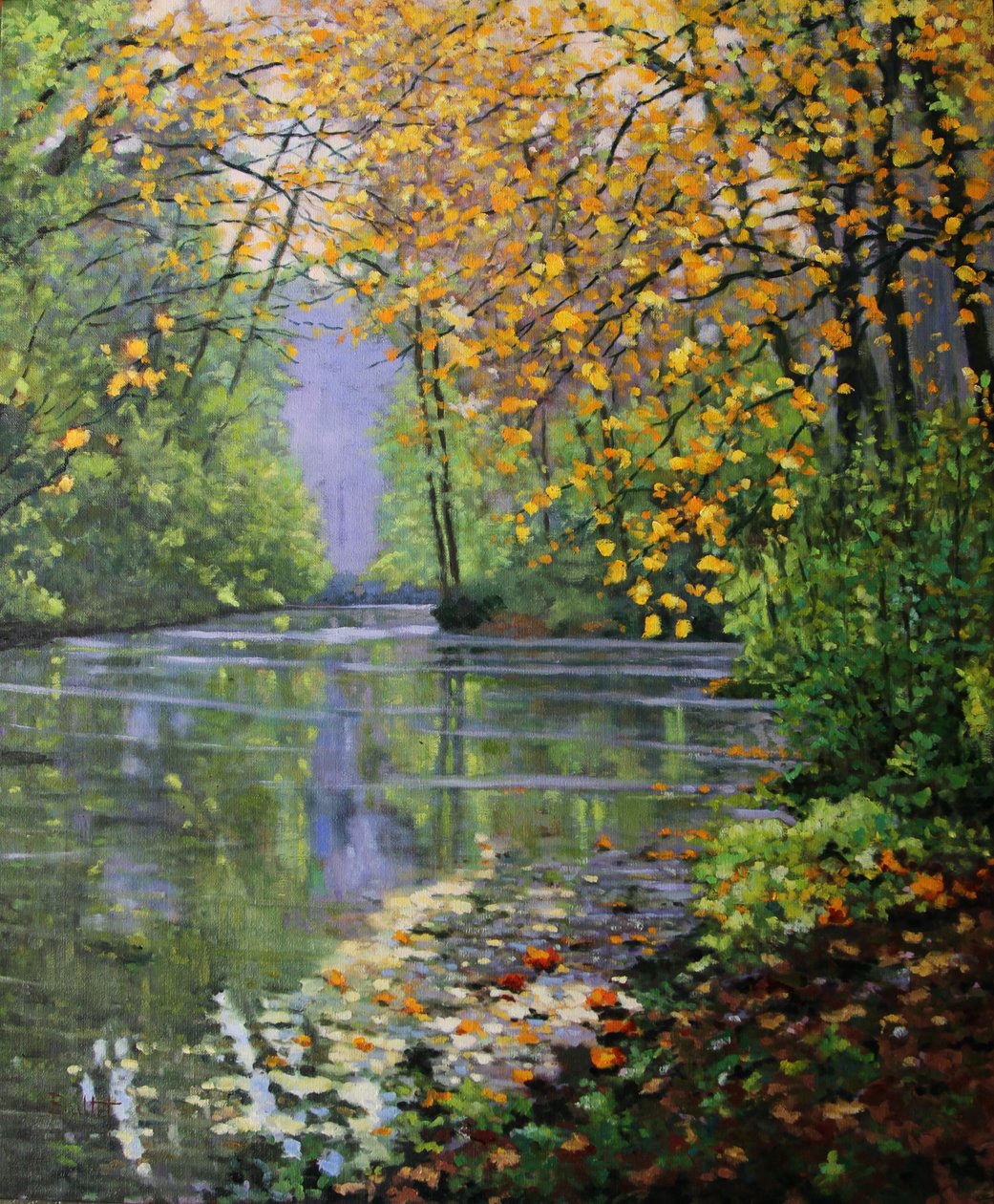 Essonne jesienią 2021 r. (zdjęcie autorstwa Michel Bultet