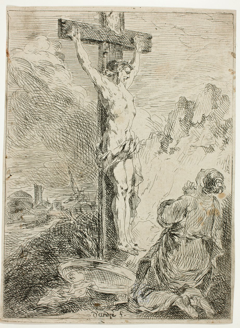 Chrystus na krzyżu autorstwa Michel Francois Dandre Bardon