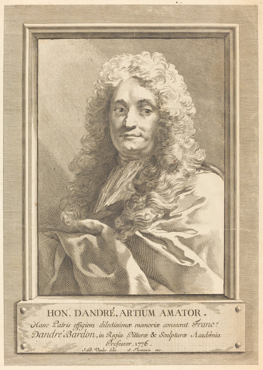 Portret ojca artysty autorstwa Michel François Dandré Bardon after Jean Baptiste Van Loo