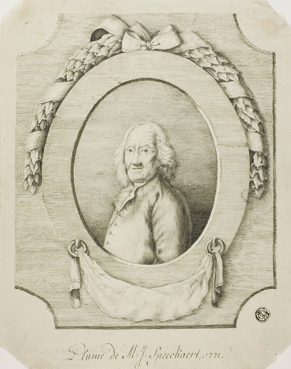 Stary Papa Michel autorstwa Michel Joseph Speeckaert