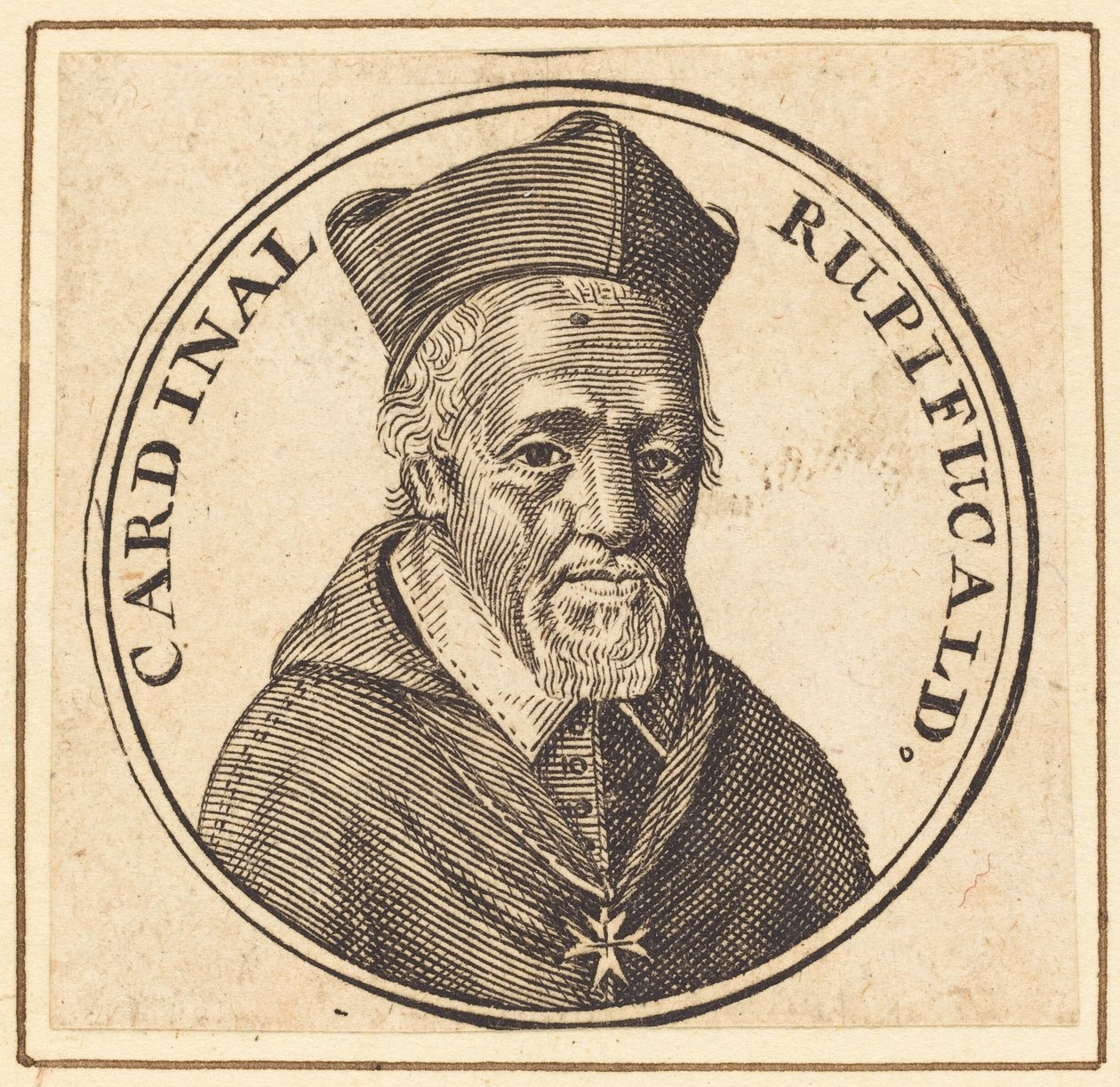 Francois La Rochefoucauld autorstwa Michel Lasne