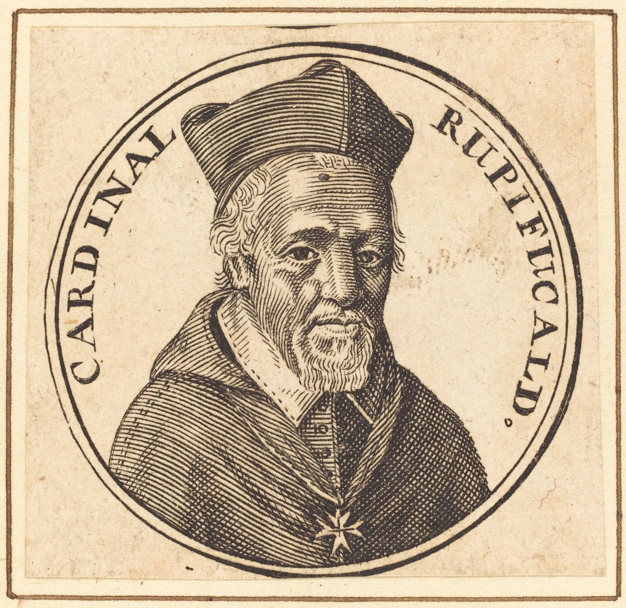 Francois La Rochefoucauld autorstwa Michel Lasne