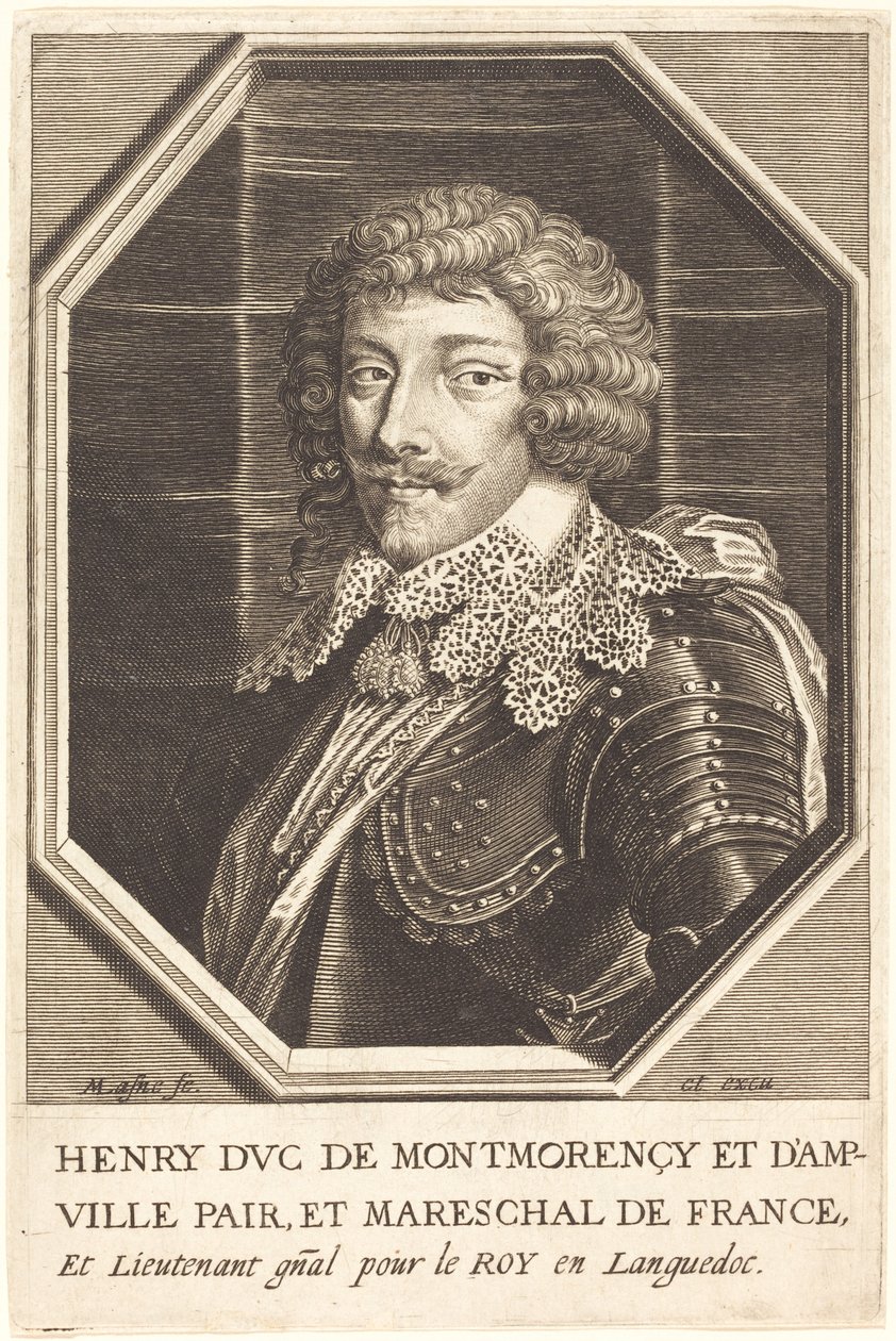 Henryk II, książę Montmorency autorstwa Michel Lasne