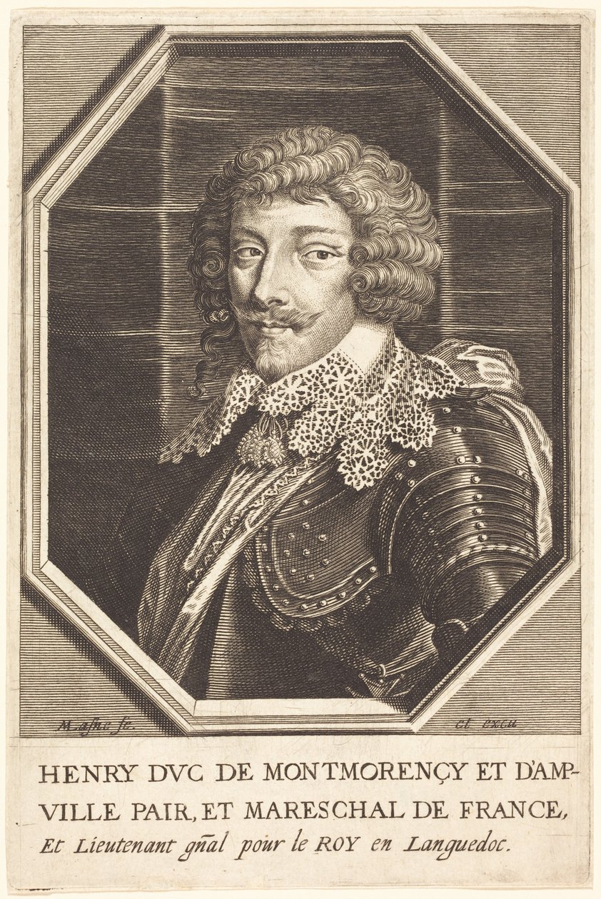 Henryk II, książę Montmorency autorstwa Michel Lasne