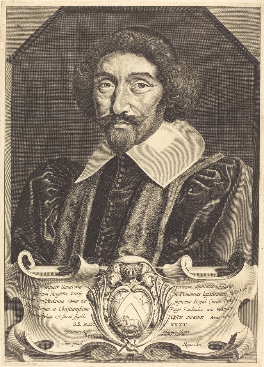 Pierre Séguier autorstwa Michel Lasne
