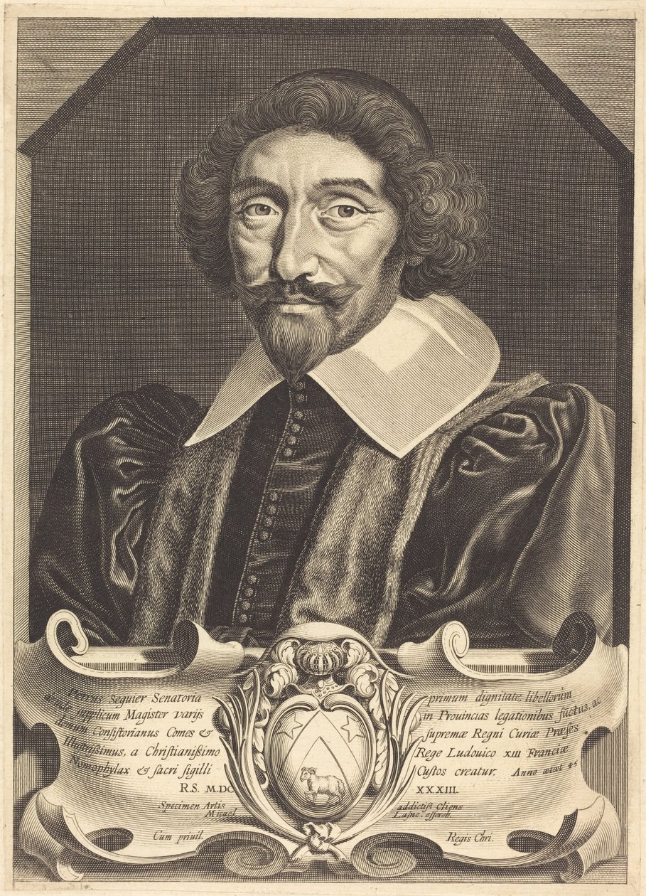 Pierre Seguier autorstwa Michel Lasne