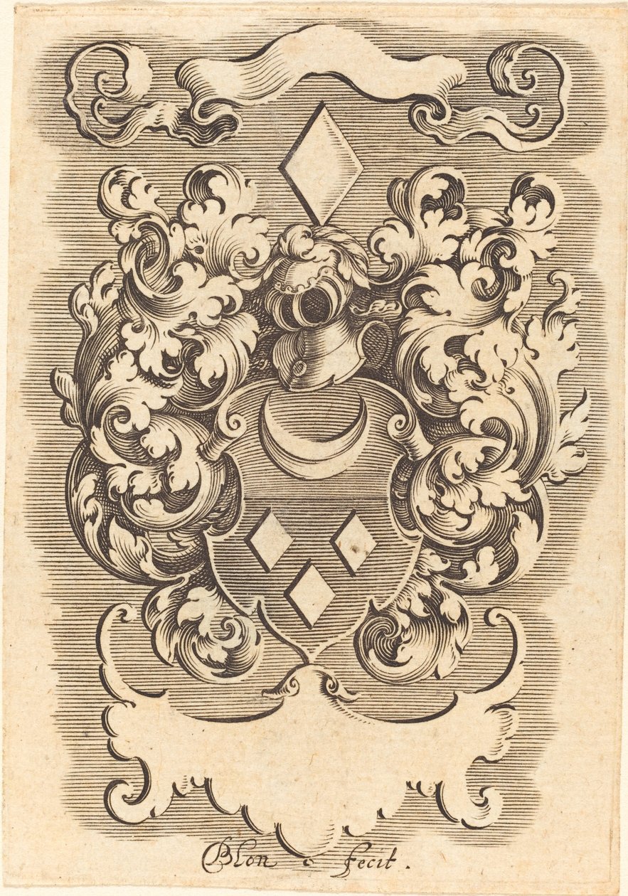 Herb autorstwa Michel Le Blon