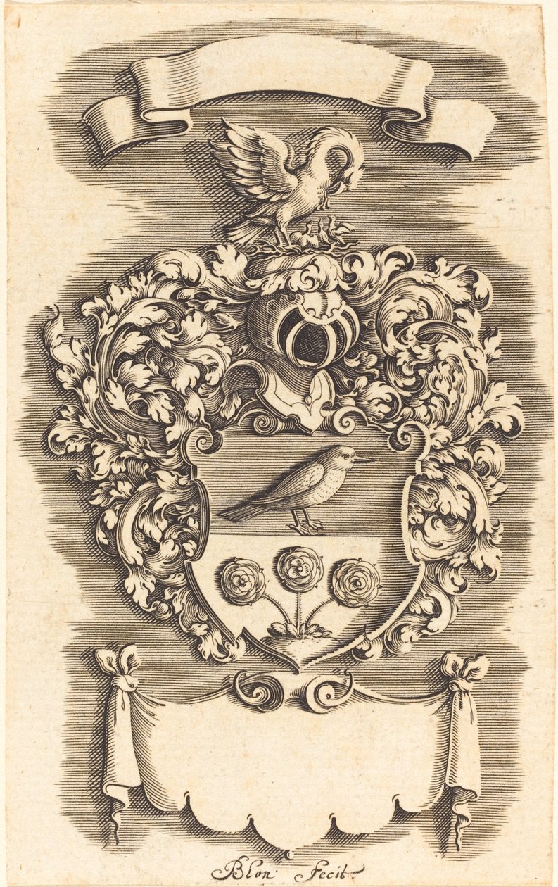 Herb autorstwa Michel Le Blon