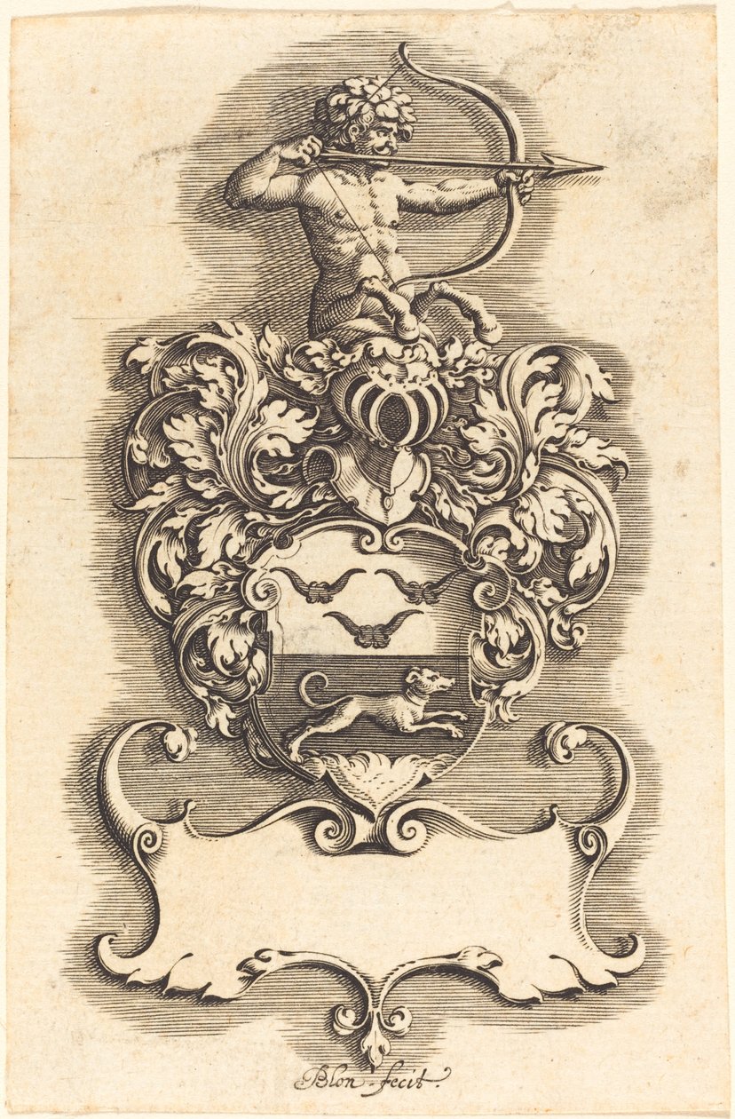 Herb autorstwa Michel Le Blon