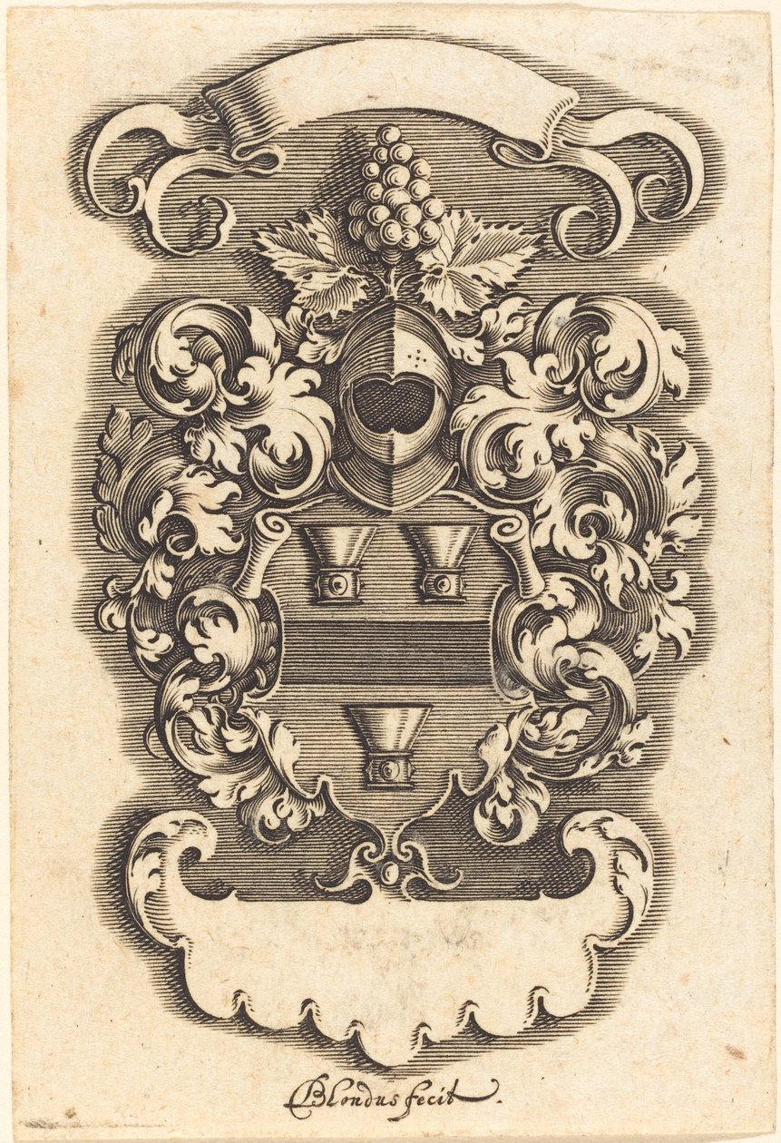 Herb autorstwa Michel Le Blon