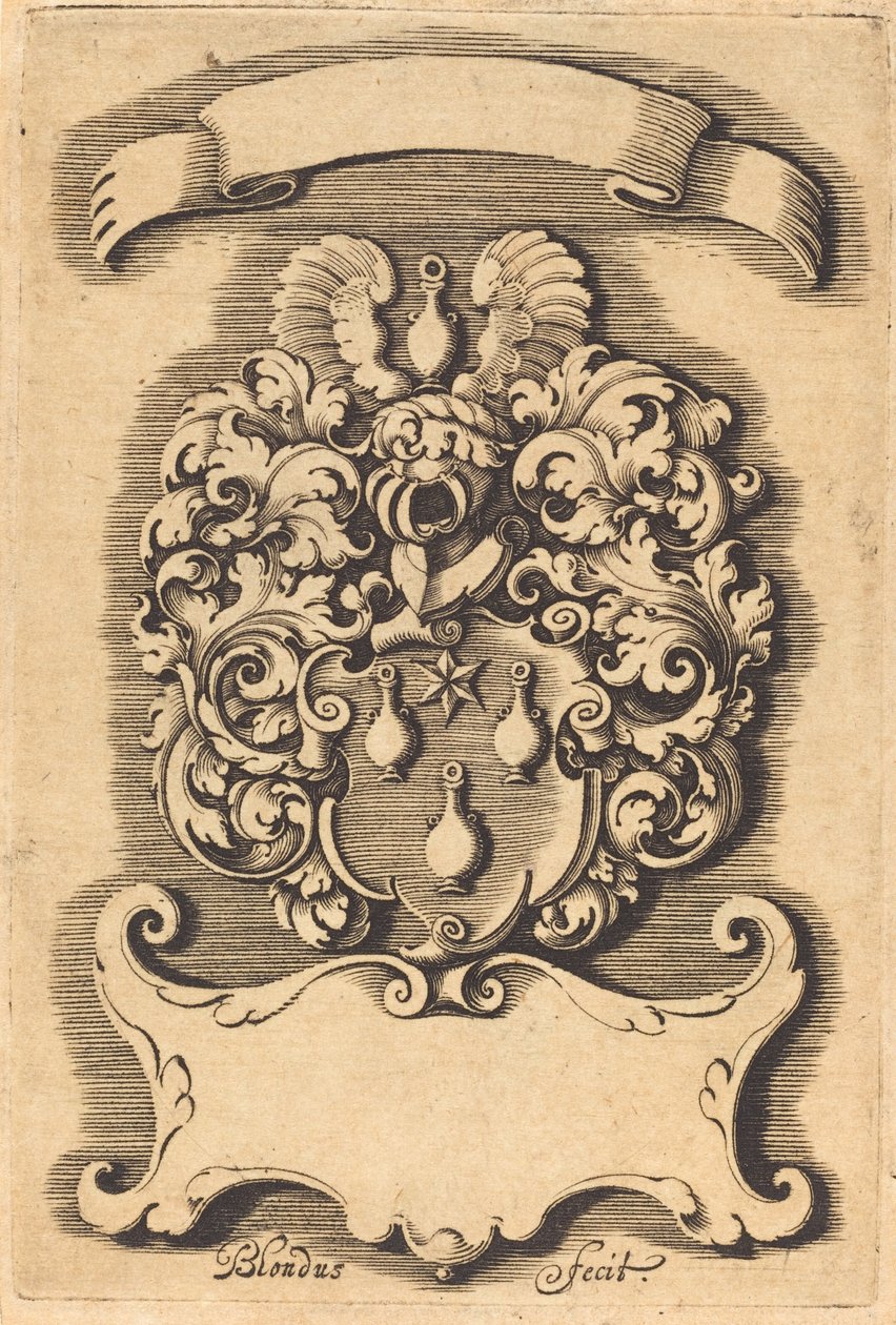 Herb autorstwa Michel Le Blon