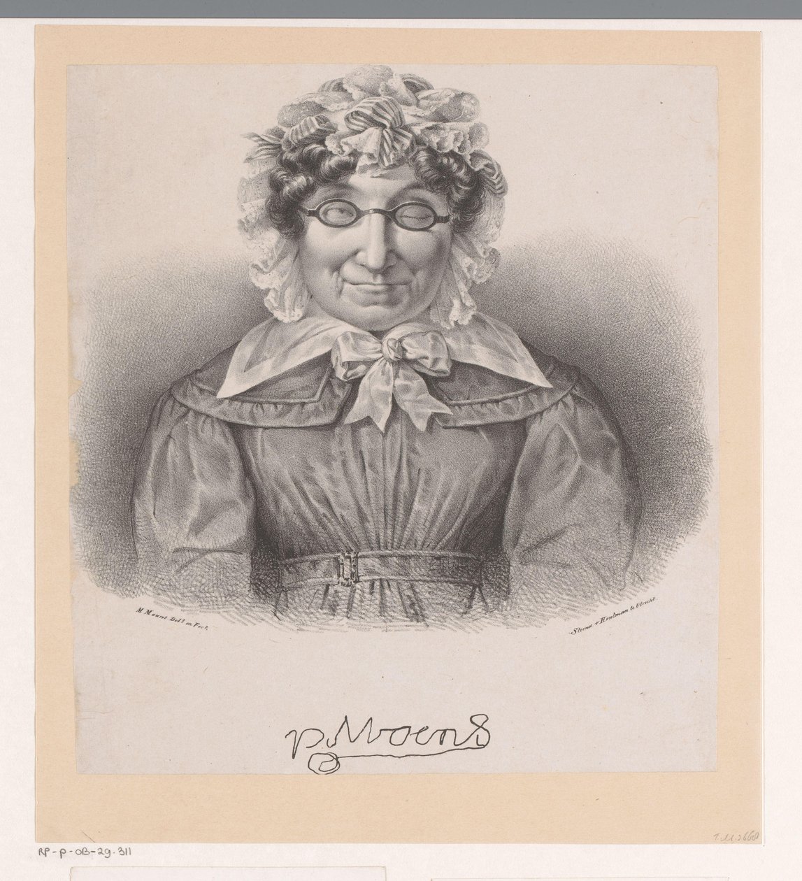 Portret Petronelli Moens autorstwa Michel Mourot