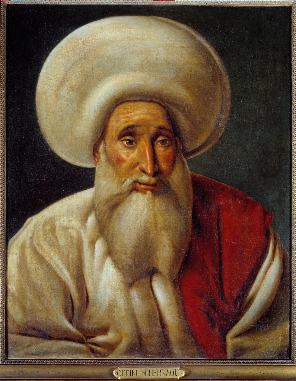 Portret szejka Cherkaoui. Obraz Michele Rigo (1770-1815) autorstwa Michel Rigo