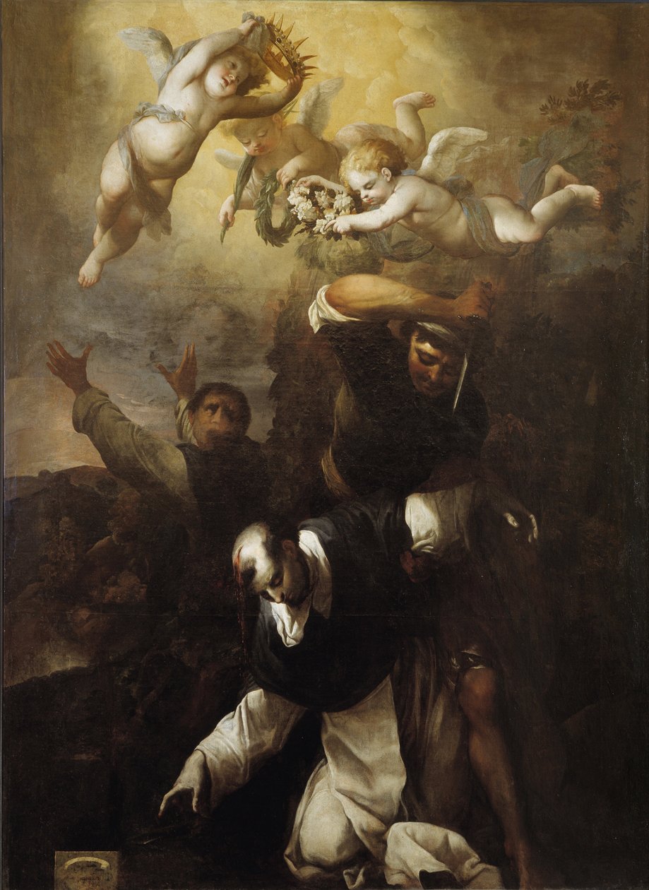 Męczeństwo św. Piotra z Werony (fra Pietro da Verona lub Peter Martyr autorstwa Michel Serre