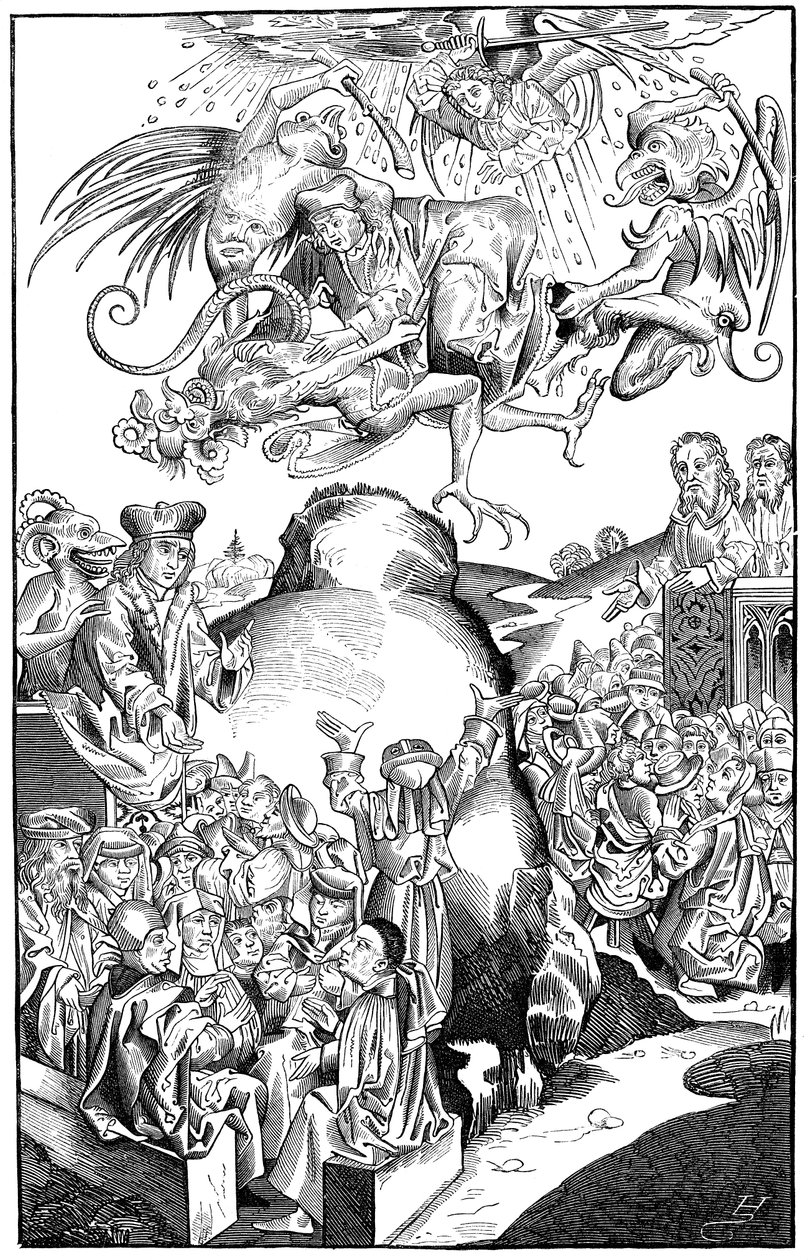 Panowanie Antychrysta, 1493 autorstwa Michel Volgemuth