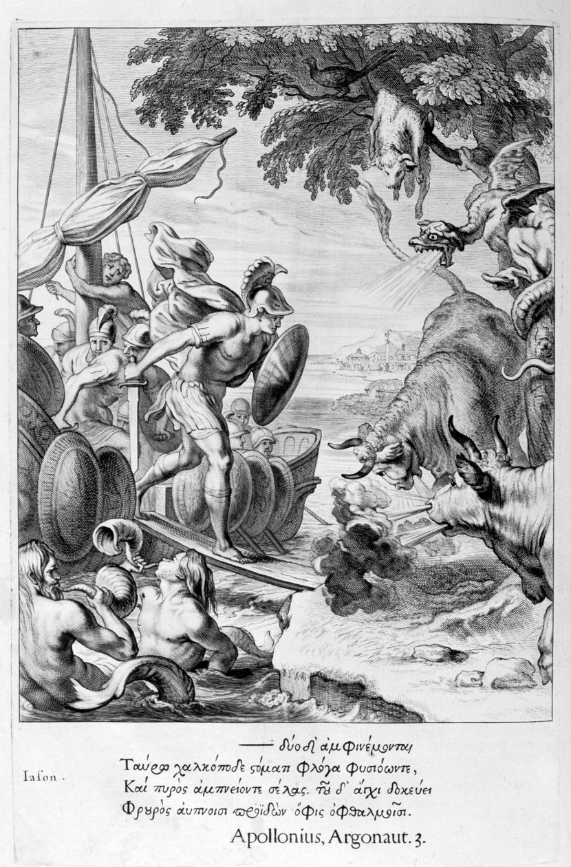 Jazon i Argonauci, 1655 autorstwa Michel de Marolles