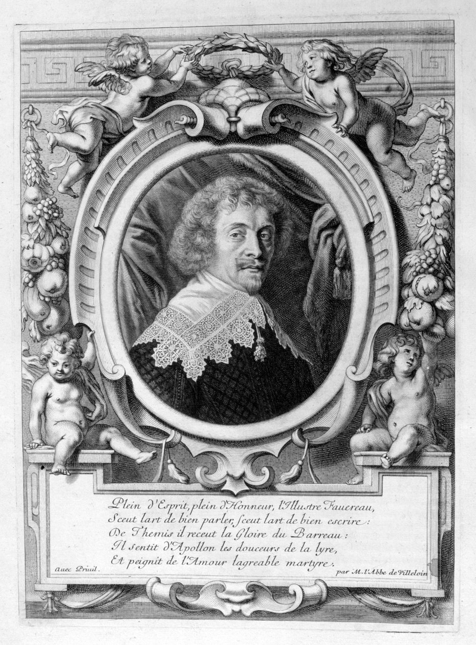 Pan Favereau, 1655 autorstwa Michel de Marolles