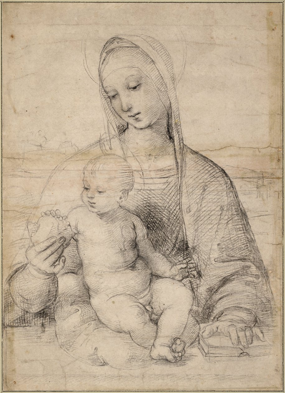 Madonna Granatu autorstwa Michelangelo Buonarroti
