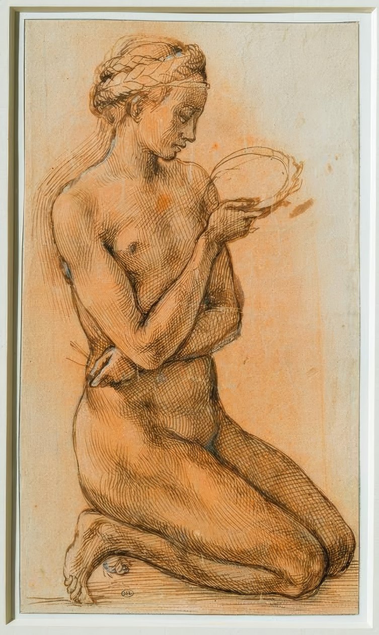 Maria Magdalena kontemplująca Koronę Cierniową autorstwa Michelangelo Buonarroti
