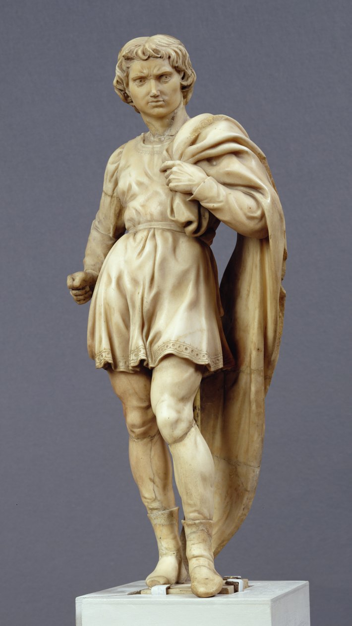 Święty Proculus, z Arca di San Domenico, 1495 (marmur) autorstwa Michelangelo Buonarroti