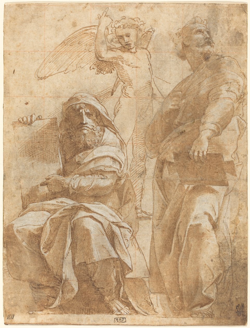 Prorocy Ozeasz i Jonasz autorstwa Michelangelo Buonarroti