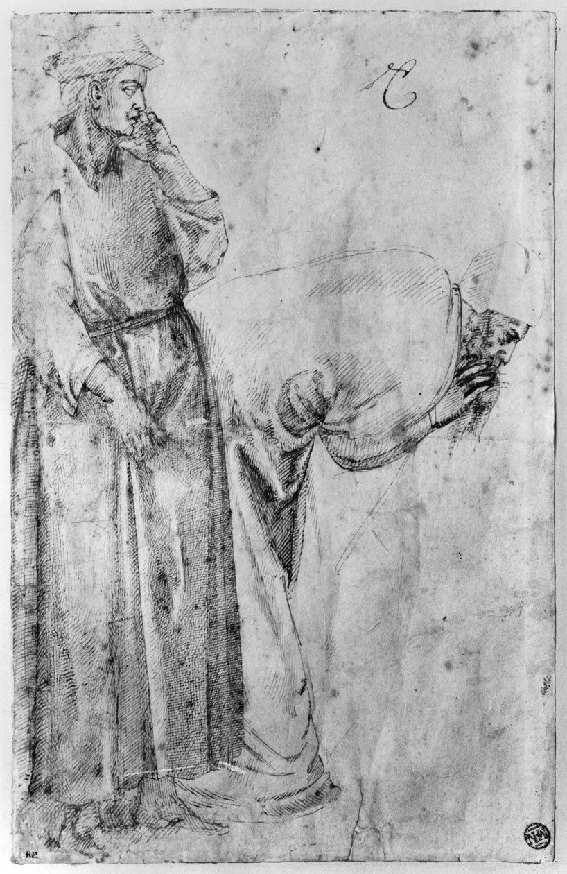 Dwie postacie autorstwa Michelangelo Buonarroti