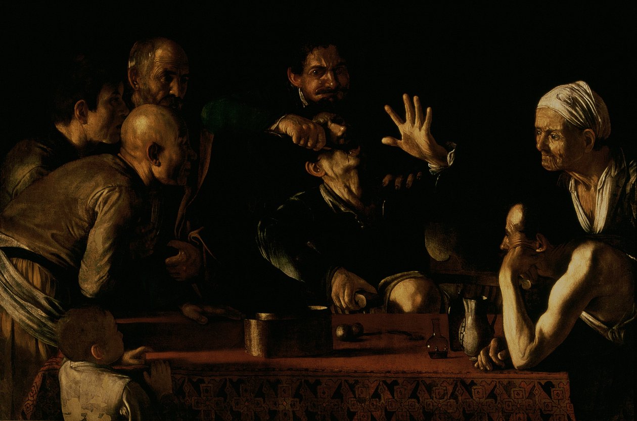 Ekstrakcja zęba autorstwa Michelangelo Merisi Caravaggio