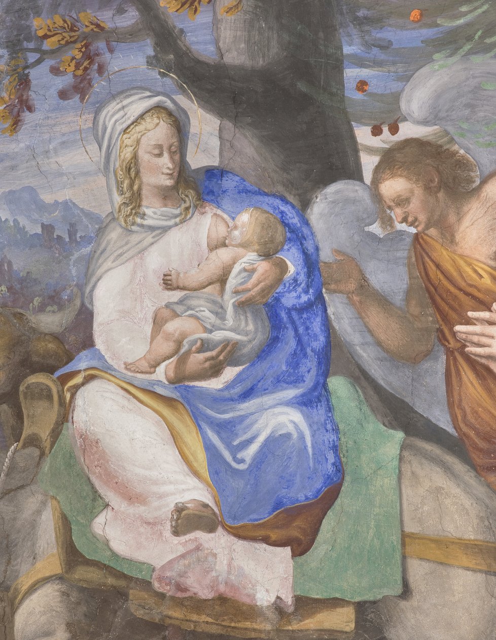 Sceny z życia Matki Boskiej, fragment 3498750 i 3498755 autorstwa Michelangelo Carminati