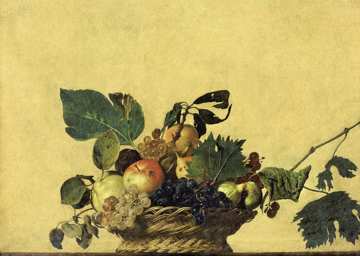 Kosz owoców autorstwa Michelangelo Merisi Caravaggio
