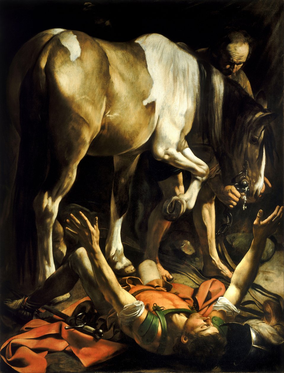 Nawrócenie w drodze do Damaszku autorstwa Michelangelo Merisi Caravaggio