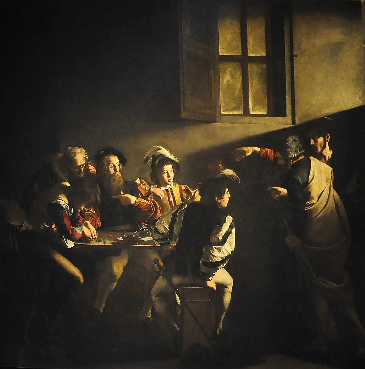 Powołanie Mateusza autorstwa Michelangelo Merisi Caravaggio