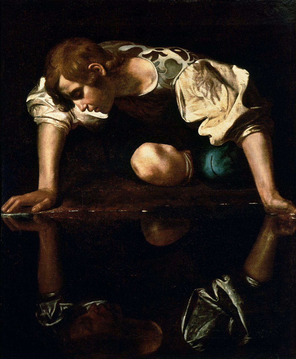 Narcyz autorstwa Michelangelo Merisi Caravaggio