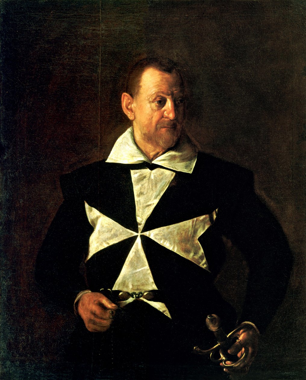 Portret Fra Antonio Martelli autorstwa Michelangelo Merisi Caravaggio
