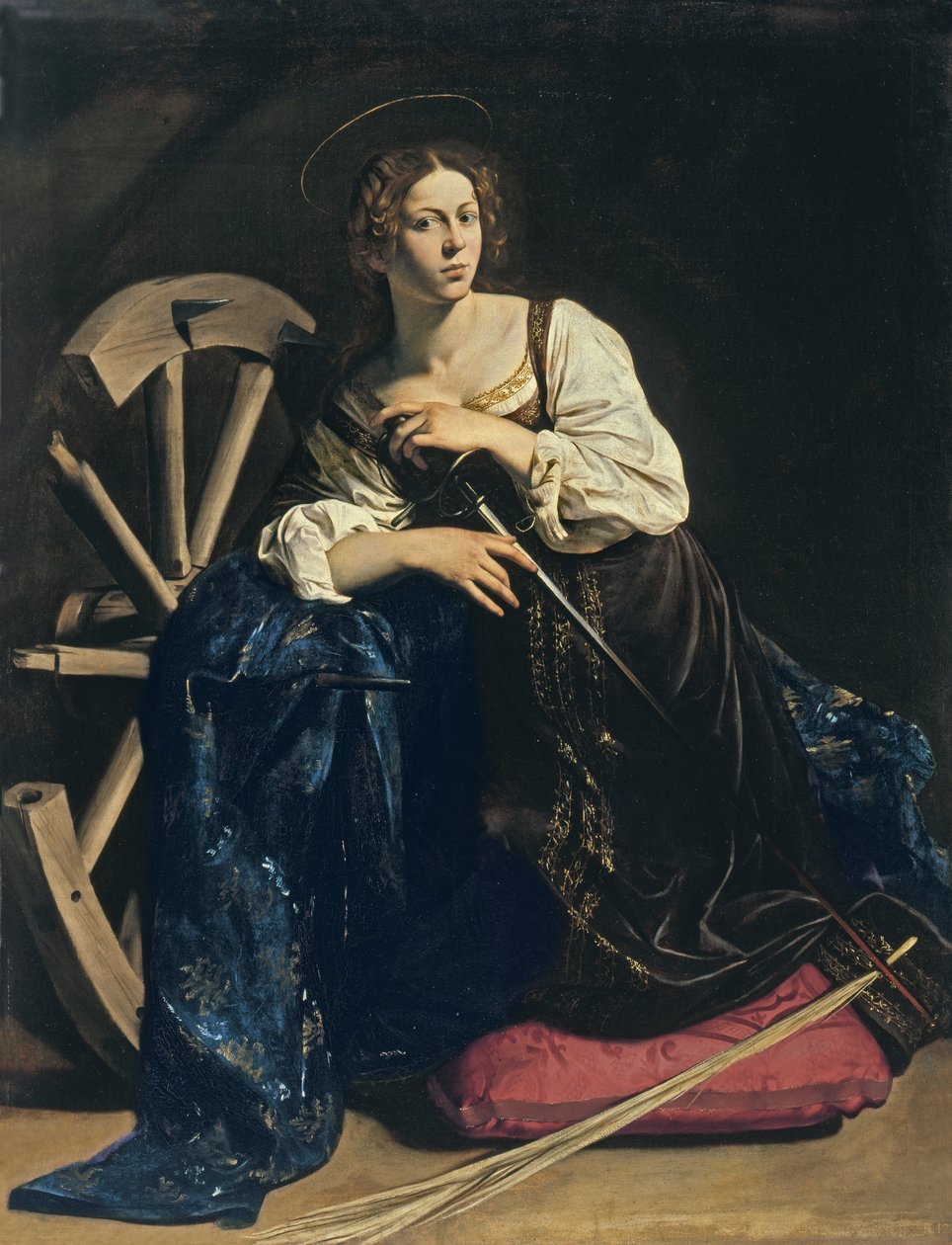 Święta Katarzyna Aleksandryjska autorstwa Michelangelo Merisi Caravaggio