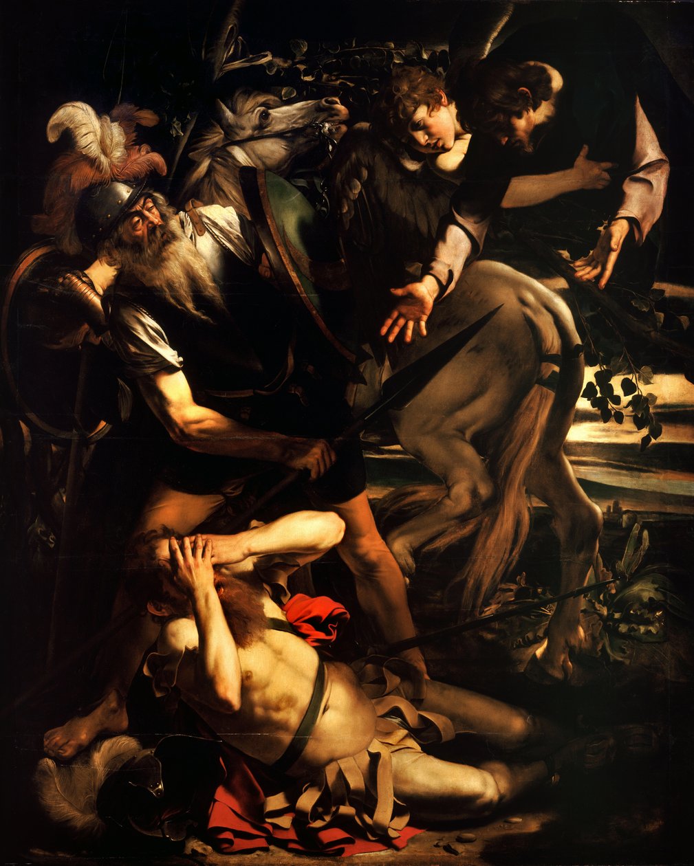 Nawrócenie św. Pawła autorstwa Michelangelo Merisi Caravaggio
