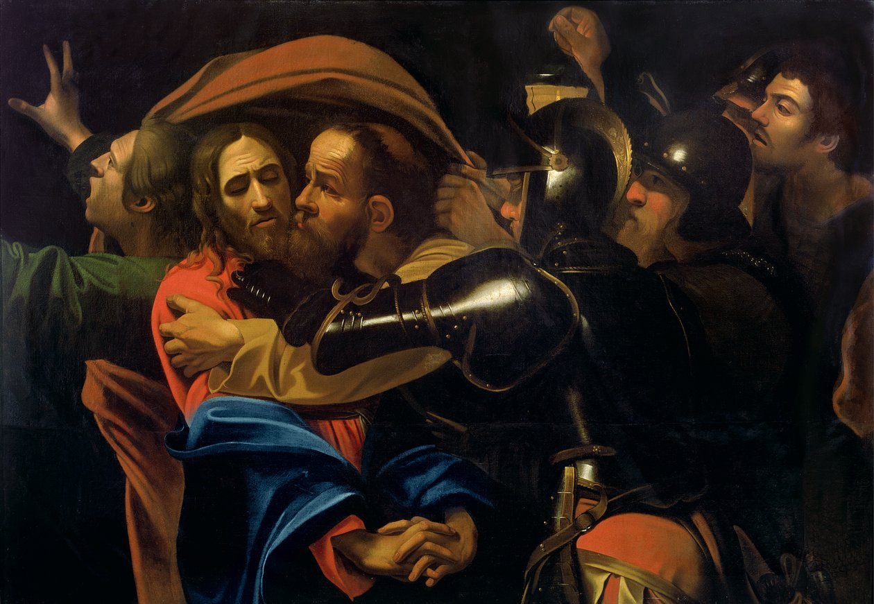 Wzięcie Chrystusa autorstwa Michelangelo Merisi Caravaggio
