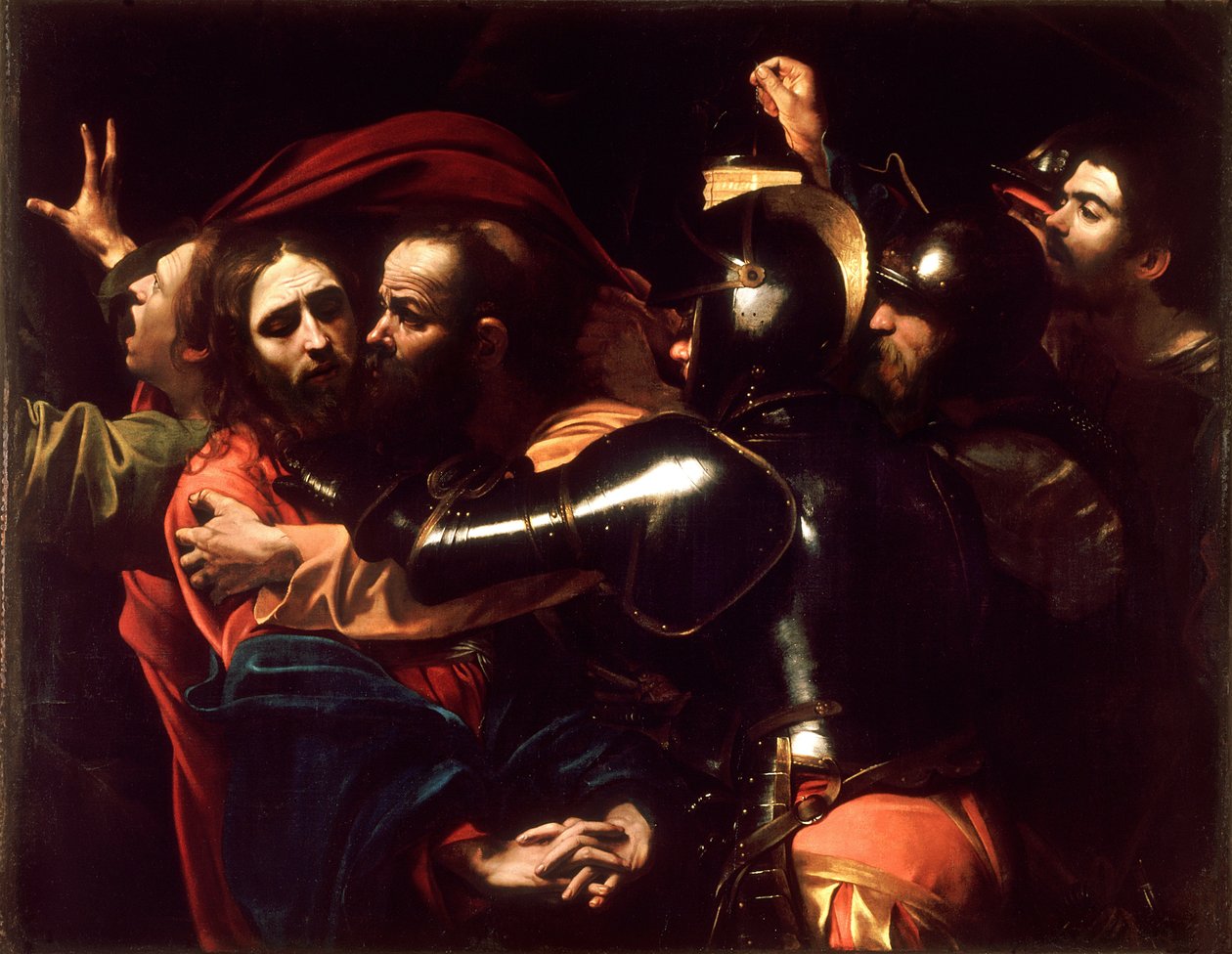 Wzięcie Chrystusa autorstwa Michelangelo Merisi Caravaggio