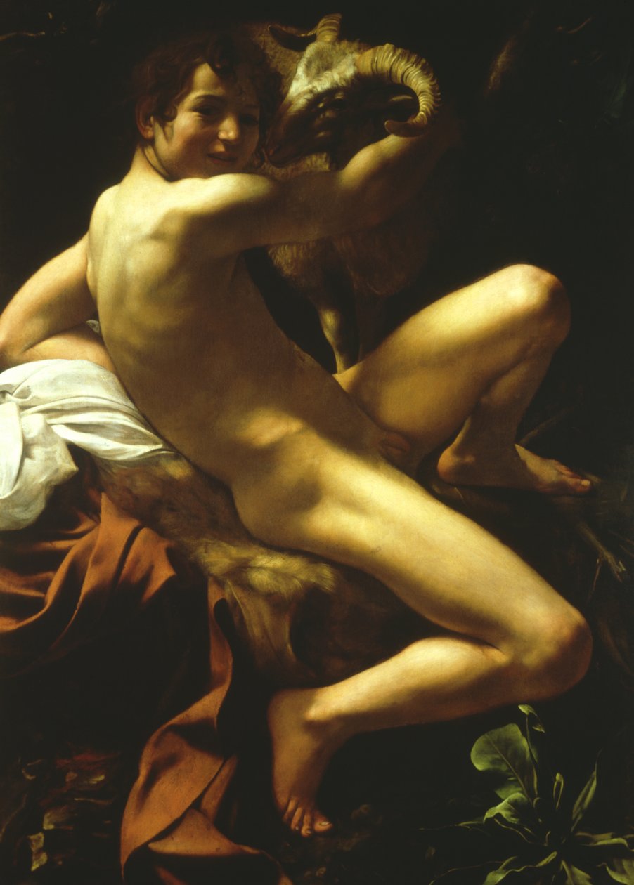 Św. Jan Chrzciciel, 1602 autorstwa Michelangelo Merisi Caravaggio