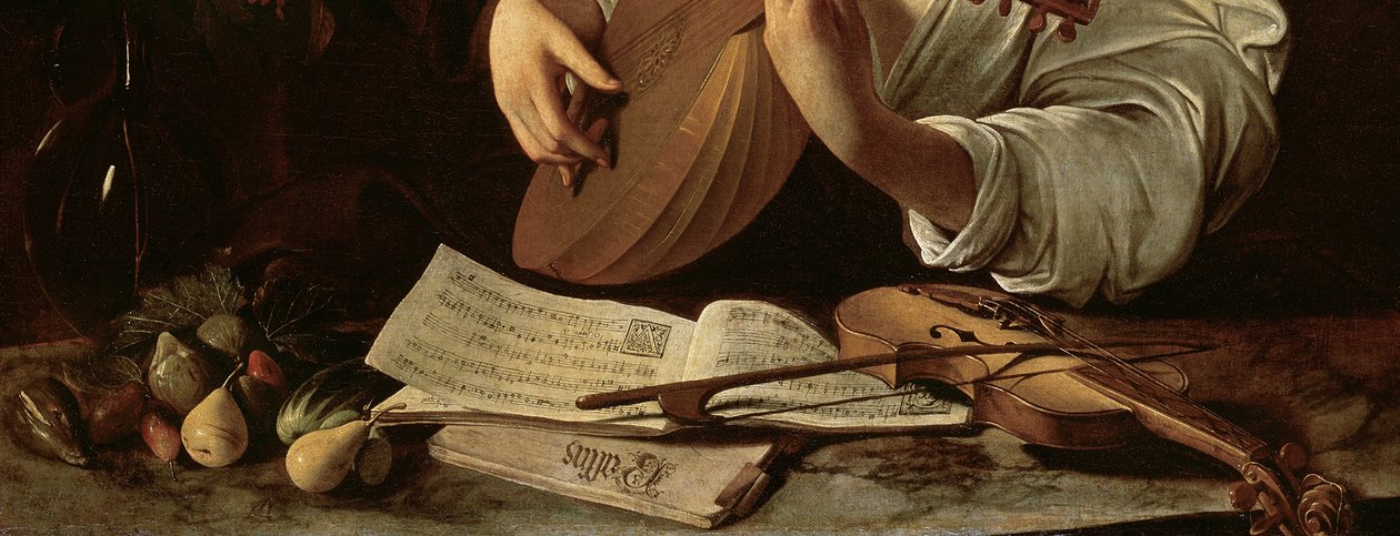 Lutniarz, ok.1595 autorstwa Michelangelo Merisi Caravaggio