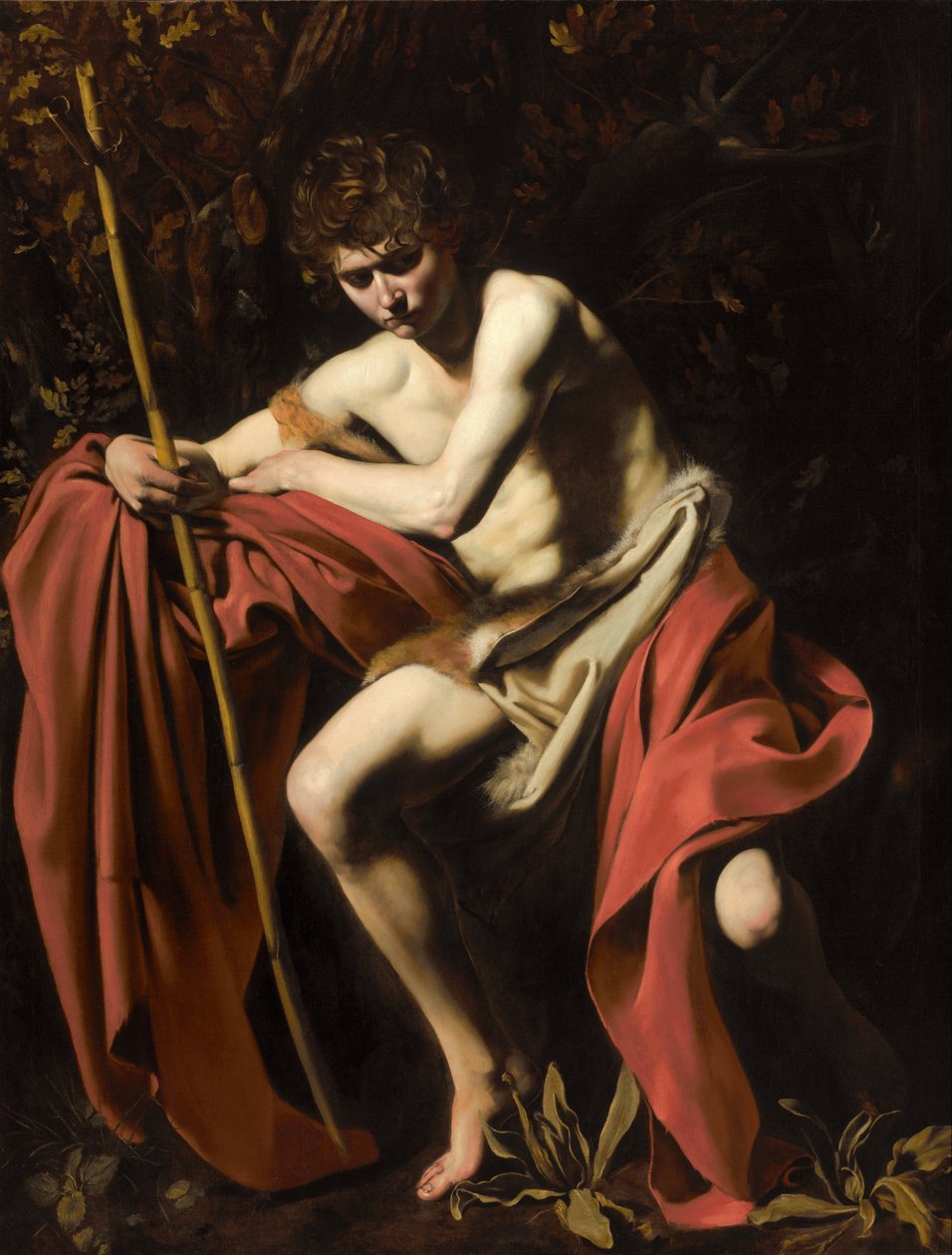 Święty Jan Chrzciciel na pustyni autorstwa Michelangelo Merisi Caravaggio