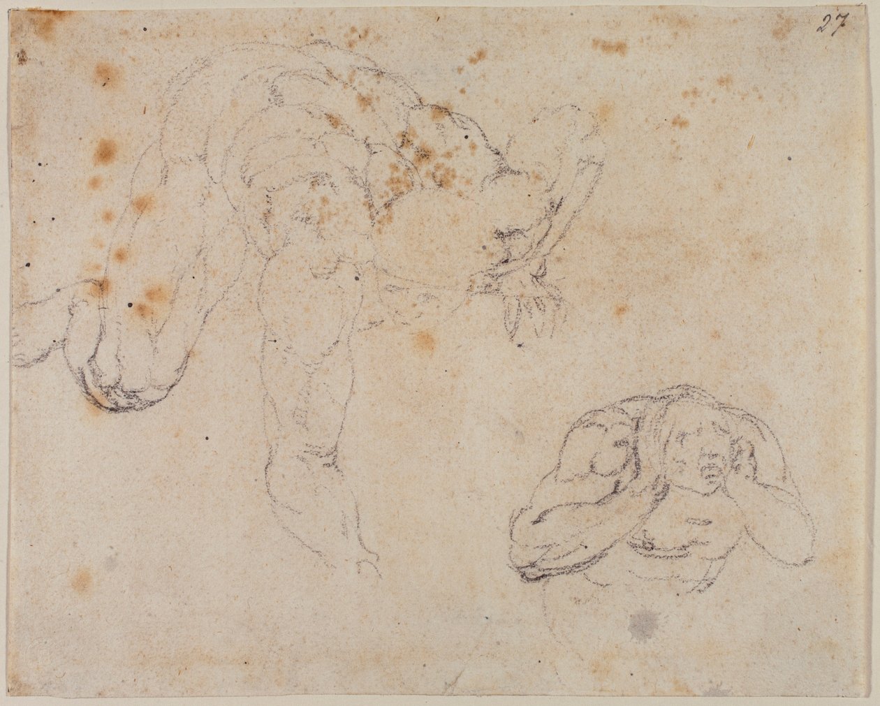 Kopia z Sądu Ostatecznego autorstwa Michelangelo (after) Buonarroti