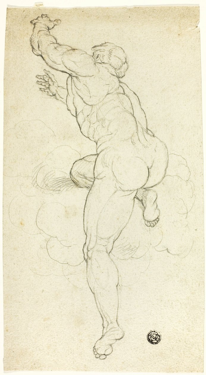 Rosnący akt męski autorstwa Michelangelo Buonarroti