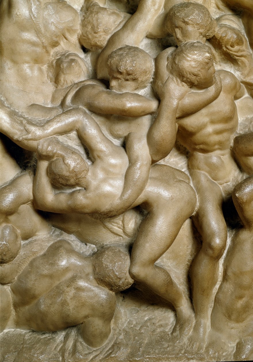 Bitwa Lapiths przeciwko Centaurom autorstwa Michelangelo Buonarroti